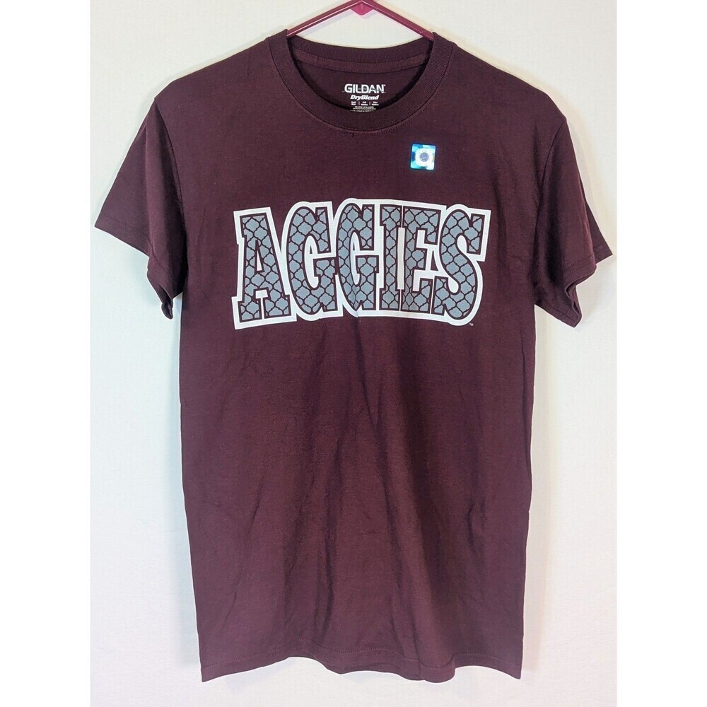 Texas A&M Aggies Maroon Gildan DryBlend Graphic T-Shirt Men's Small